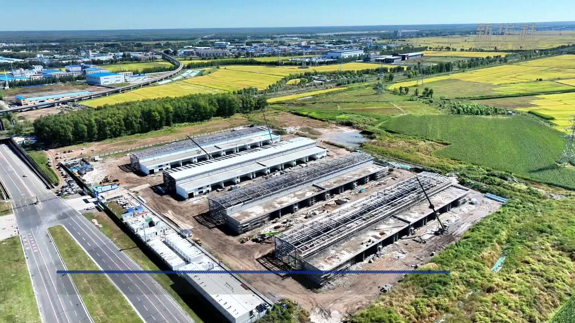 吉林松原：风光储氢氨醇一体化项目加速建设