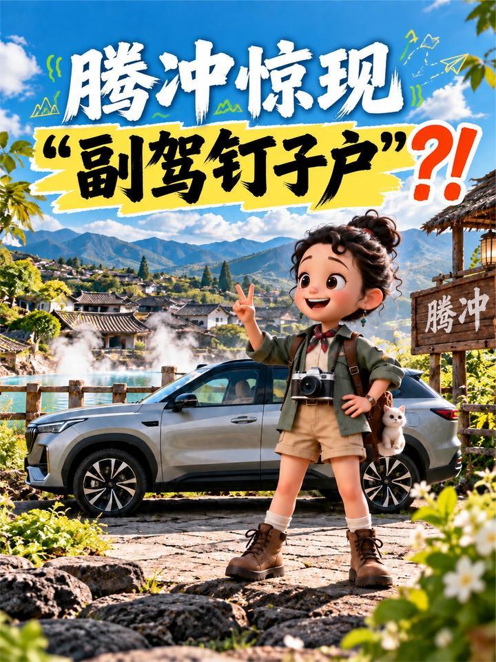 腾冲出现一名“副驾钉子户”？