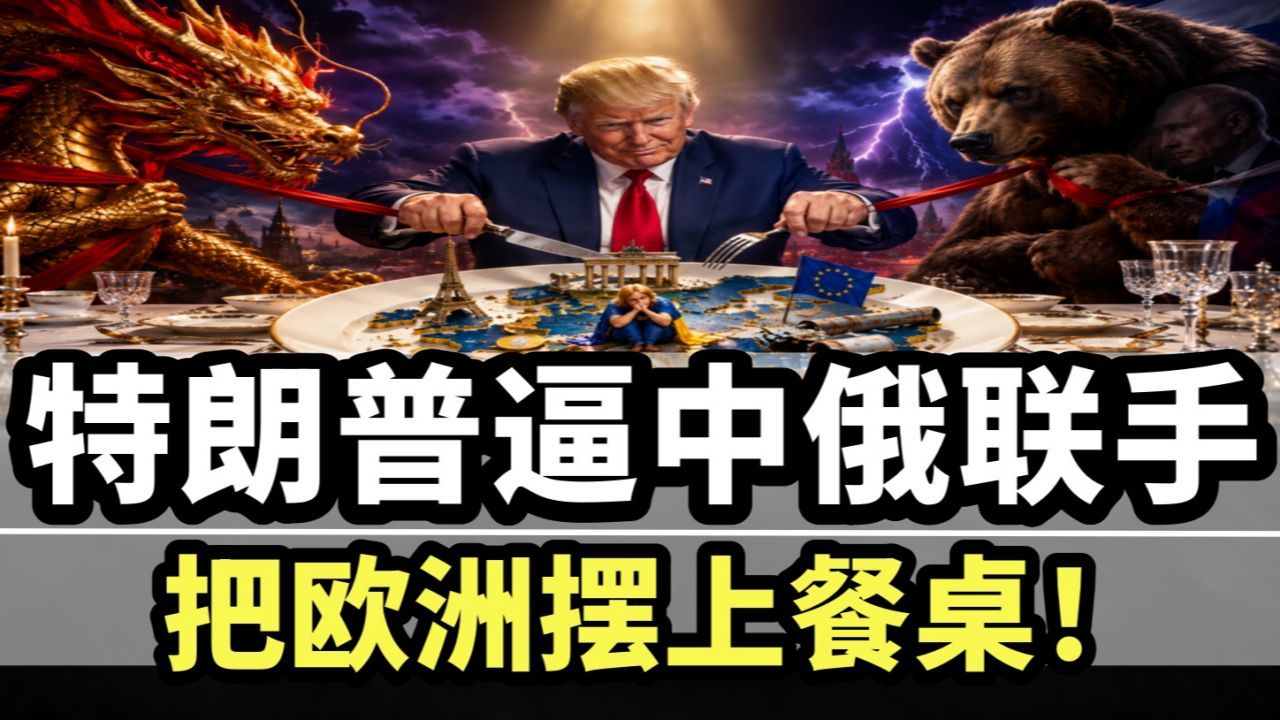 特朗普的下一步：逼中俄联手，把欧洲摆上餐桌