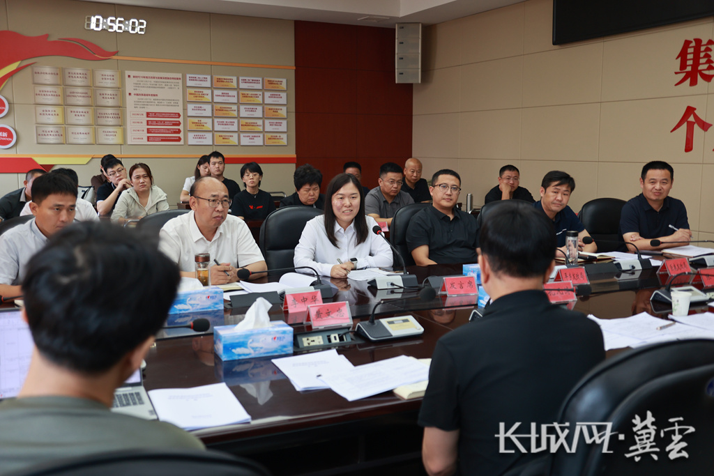 9月22日,省发展改革委民营经济发展局在邢台威县召开邢台东部片区民营企业座谈会。长城网·冀云客户端记者 袁立朋 摄