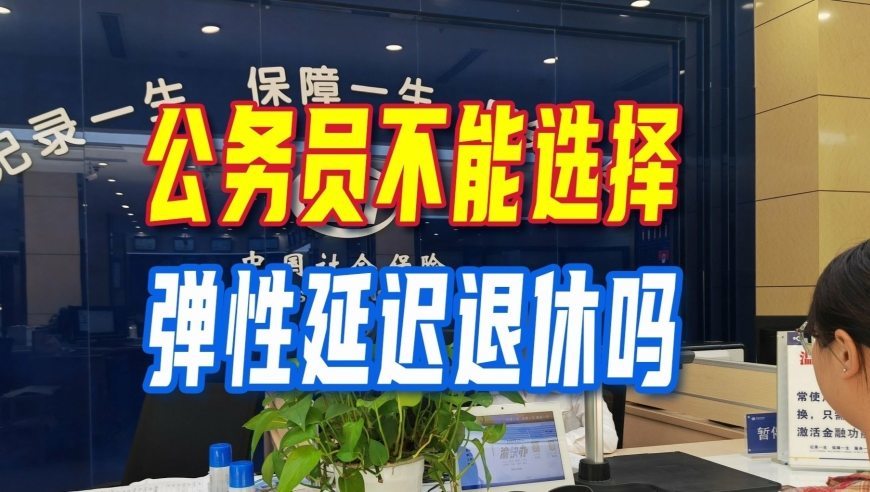 延迟退休实施后，公务员不能选择弹性延迟退休吗？