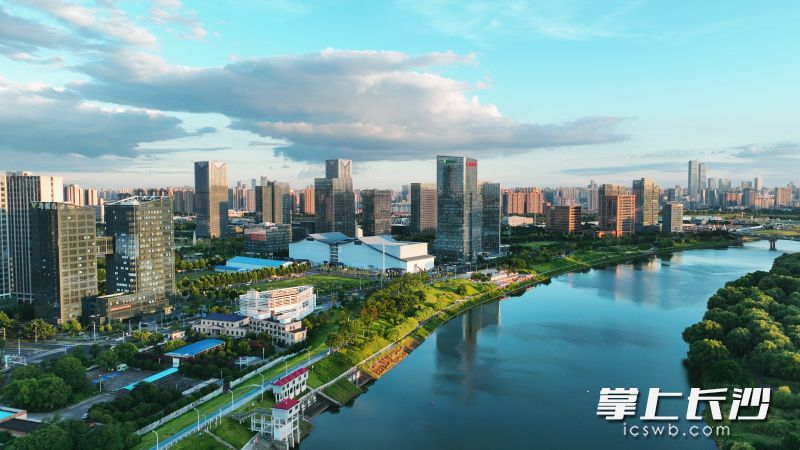 浏阳河开福段碧水长清。长沙晚报通讯员 刘润泽 摄