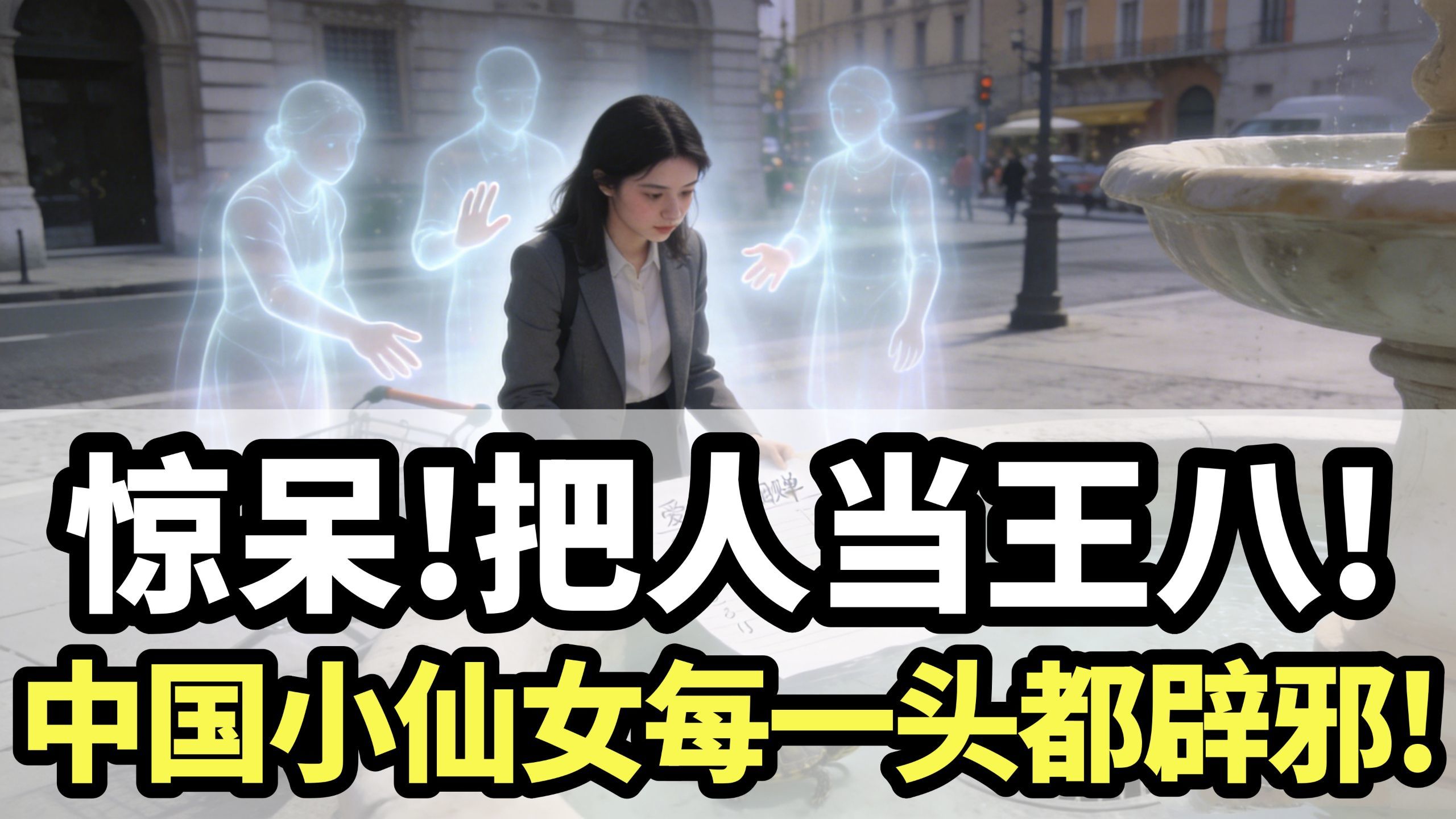 惊呆：许愿池的乌龟都跑光了，中国小仙女每一头都辟邪