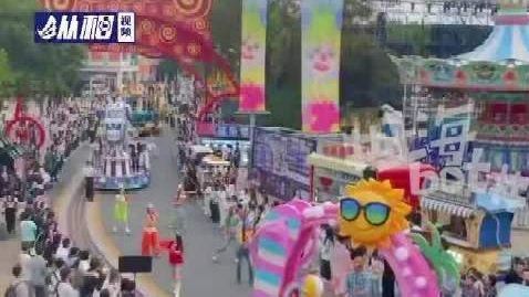 #上海国庆欢乐遛娃晚上看烟花#【上海欢乐谷国庆黄金周开启 "日夜双模