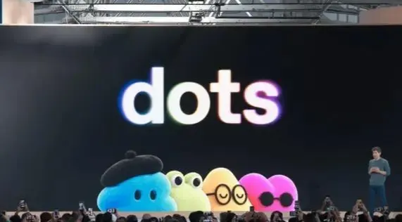 OpenAI dots demonstration image accompanying IT Home's report on the stalled presentation
