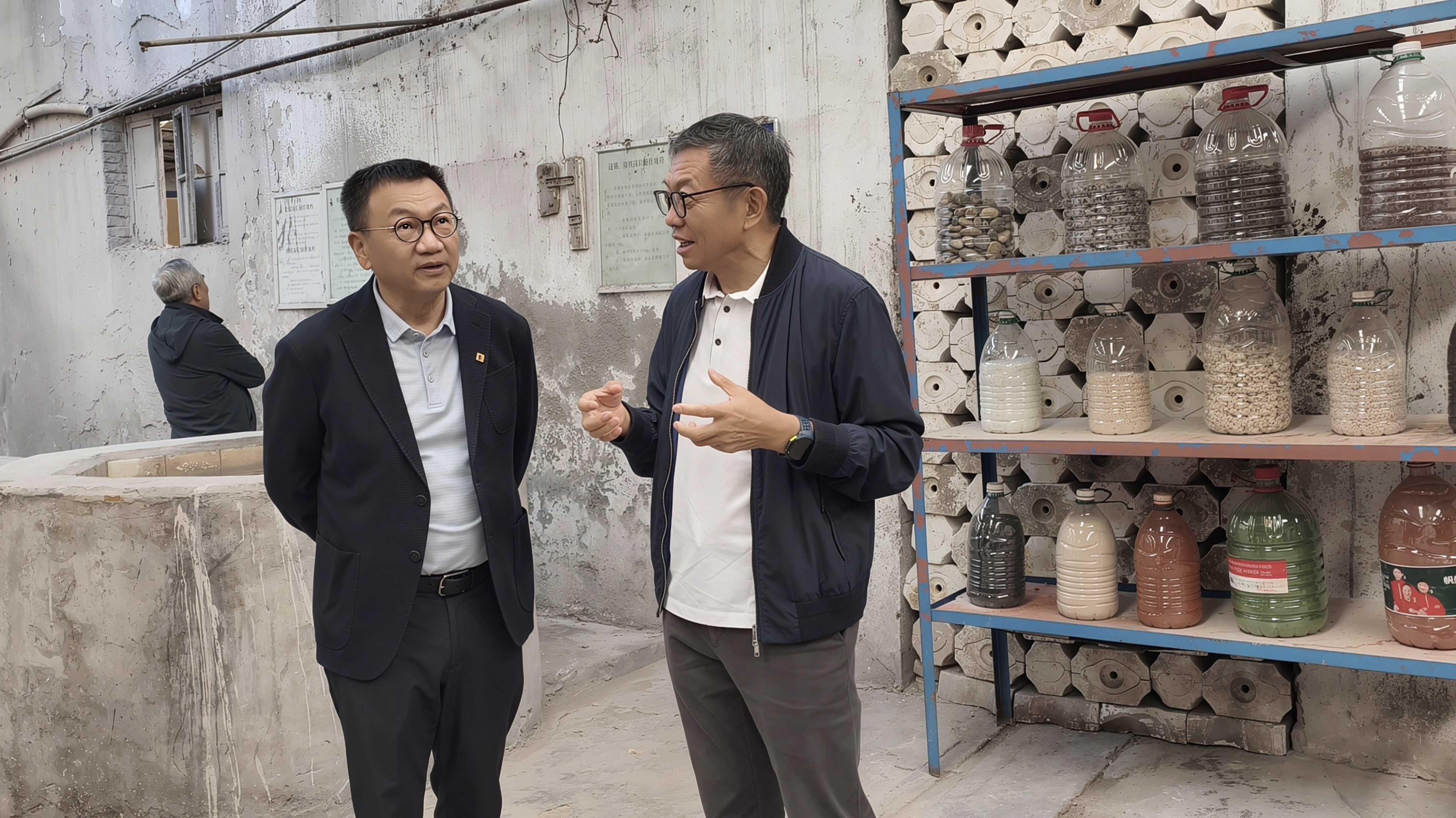 欧亚团队与泰发祥集团在产业现场进行研讨交流