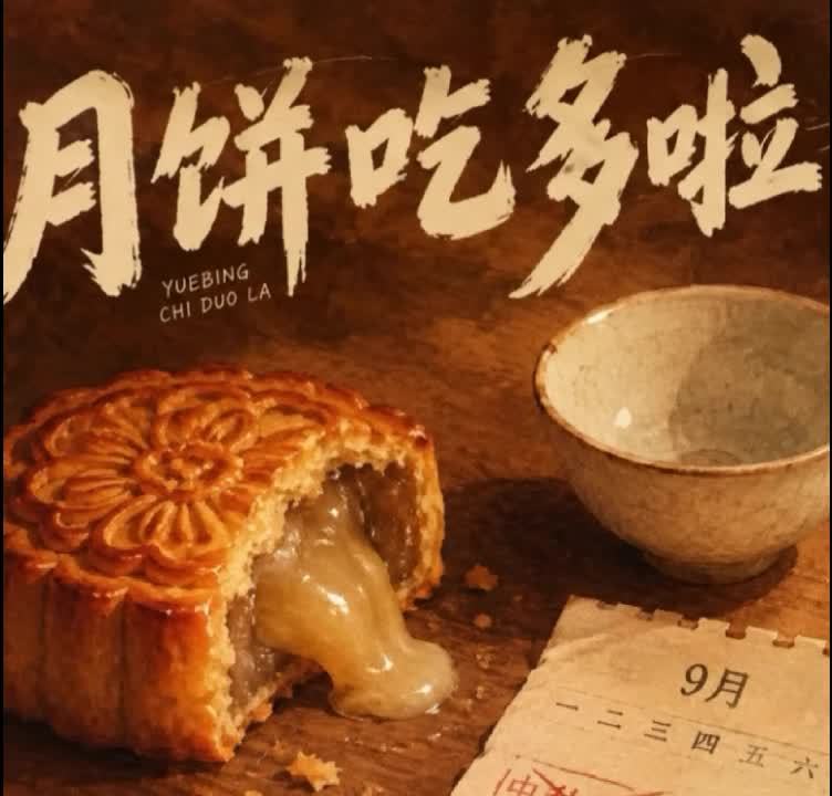 月饼吃多了