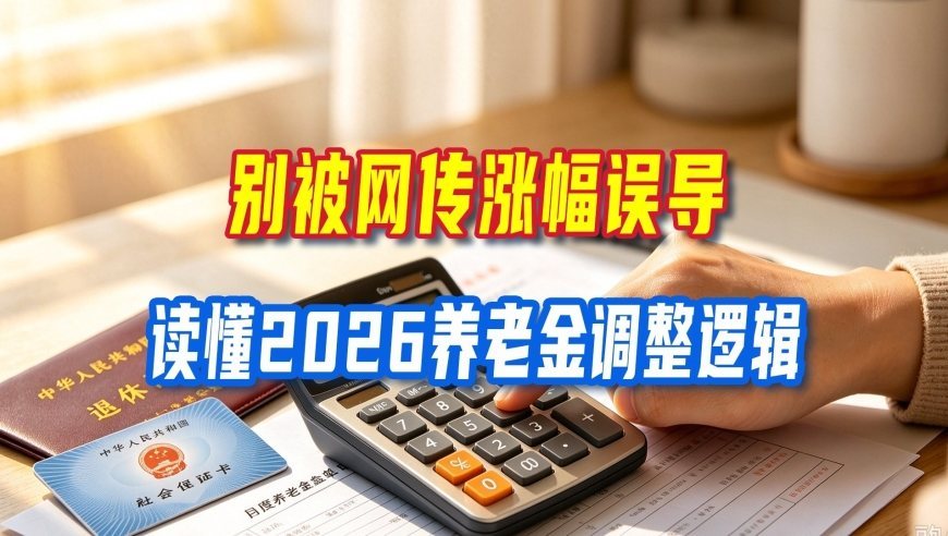 别被网传涨幅误导，读懂2026养老金调整逻辑，分清猜测与官方消息