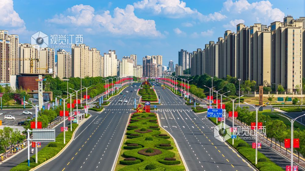 2026年9月28日在江西省吉安市吉州区拍摄的画面。