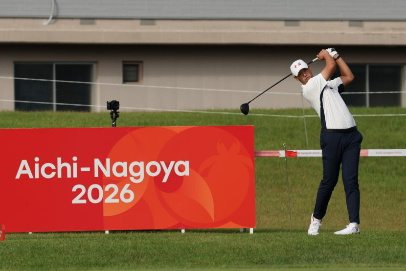 2026爱知·名古屋亚运会高尔夫球比赛首轮战罢 中国男女队双双并列团体第二 殷若宁郑蕴和并列第三