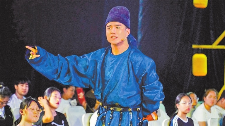 隋唐大运河文化博物馆沉浸式演艺《大隋河舆图》。
