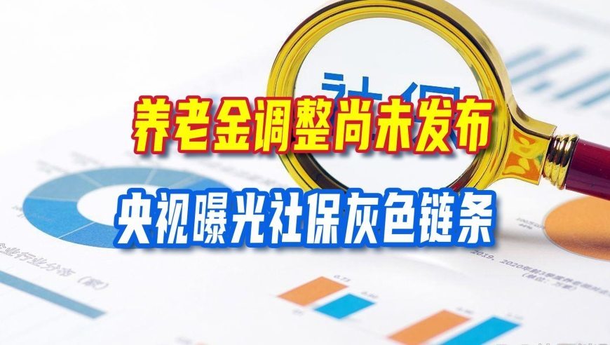 养老金调整尚未发布，央视曝光社保灰色链条，参保退休人员务必警惕