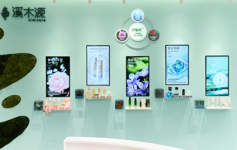 (图:溪木源全肤质敏感肌产品矩阵)