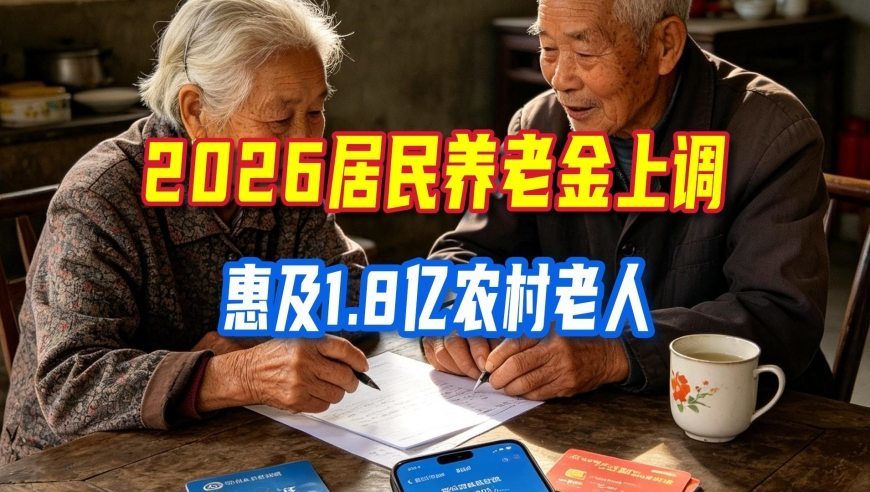 2026居民养老金上调，惠及1.8亿农村老人，理清网传的几大误区
