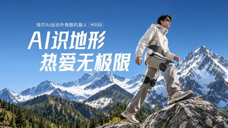 登顶崂山不费腿！海尔AI外骨骼给游客“开外挂”
