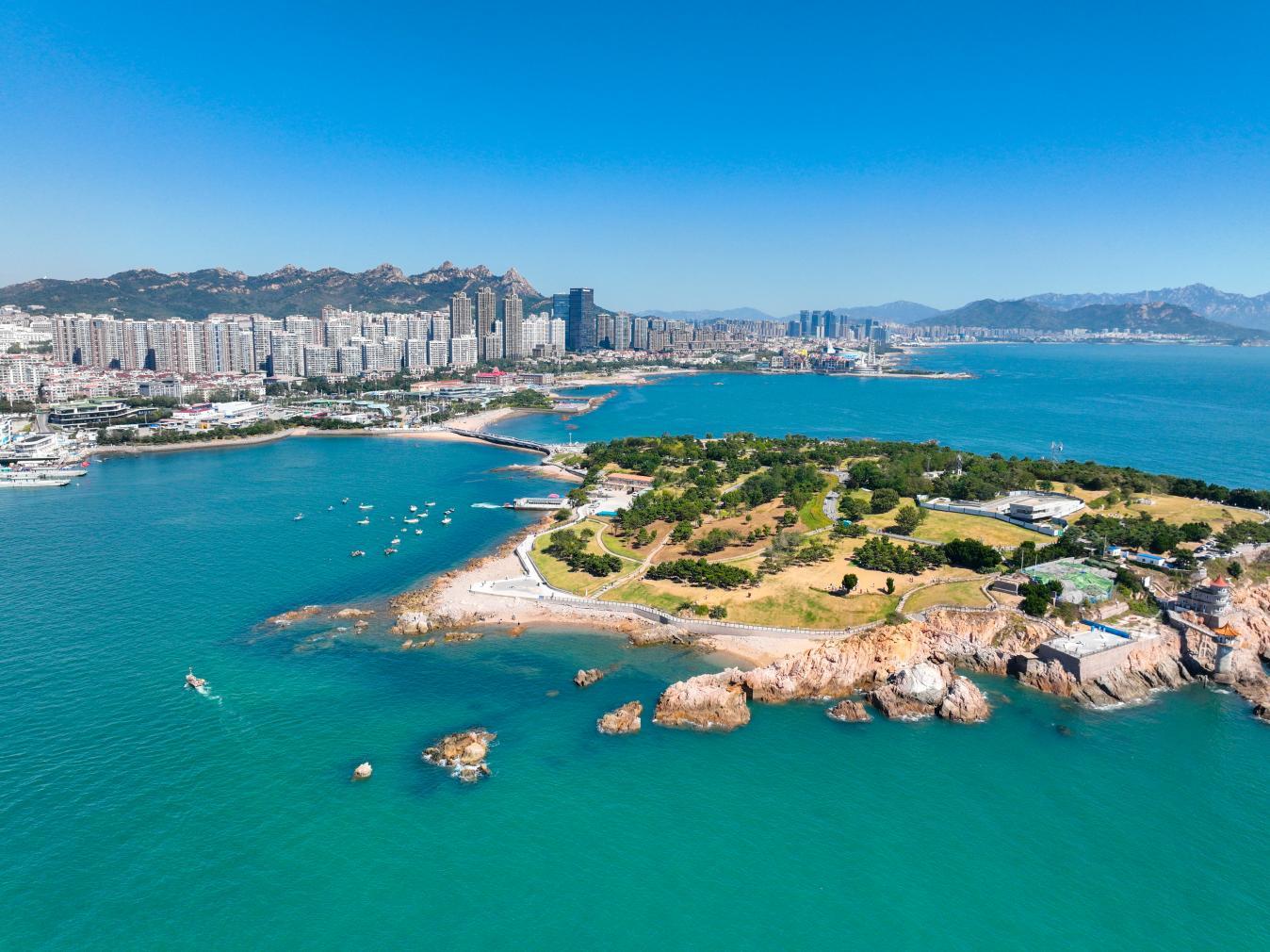 小麦岛公园全景