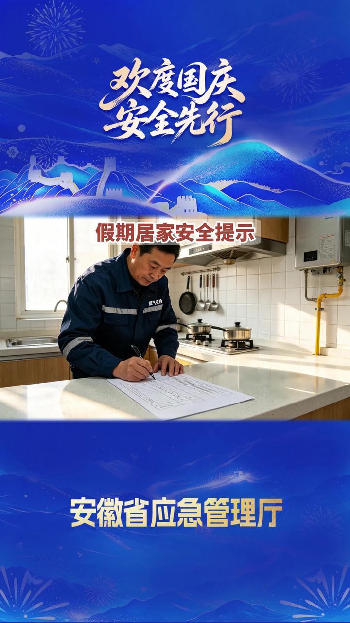 【平安双节 皖美守护】居家安全提示