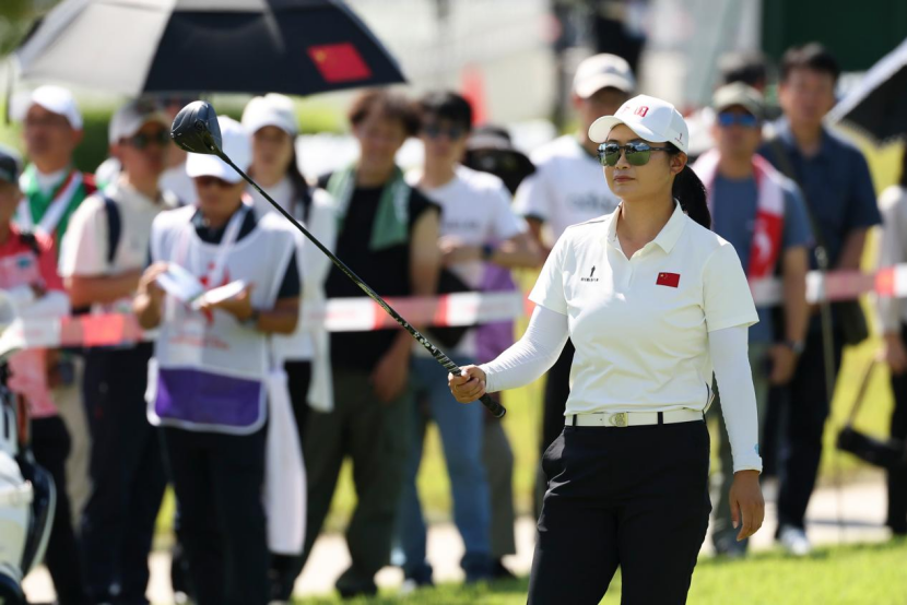 2026爱知·名古屋亚运会高尔夫球比赛首轮战罢 中国男女队双双并列团体第二 殷若宁郑蕴和并列第三