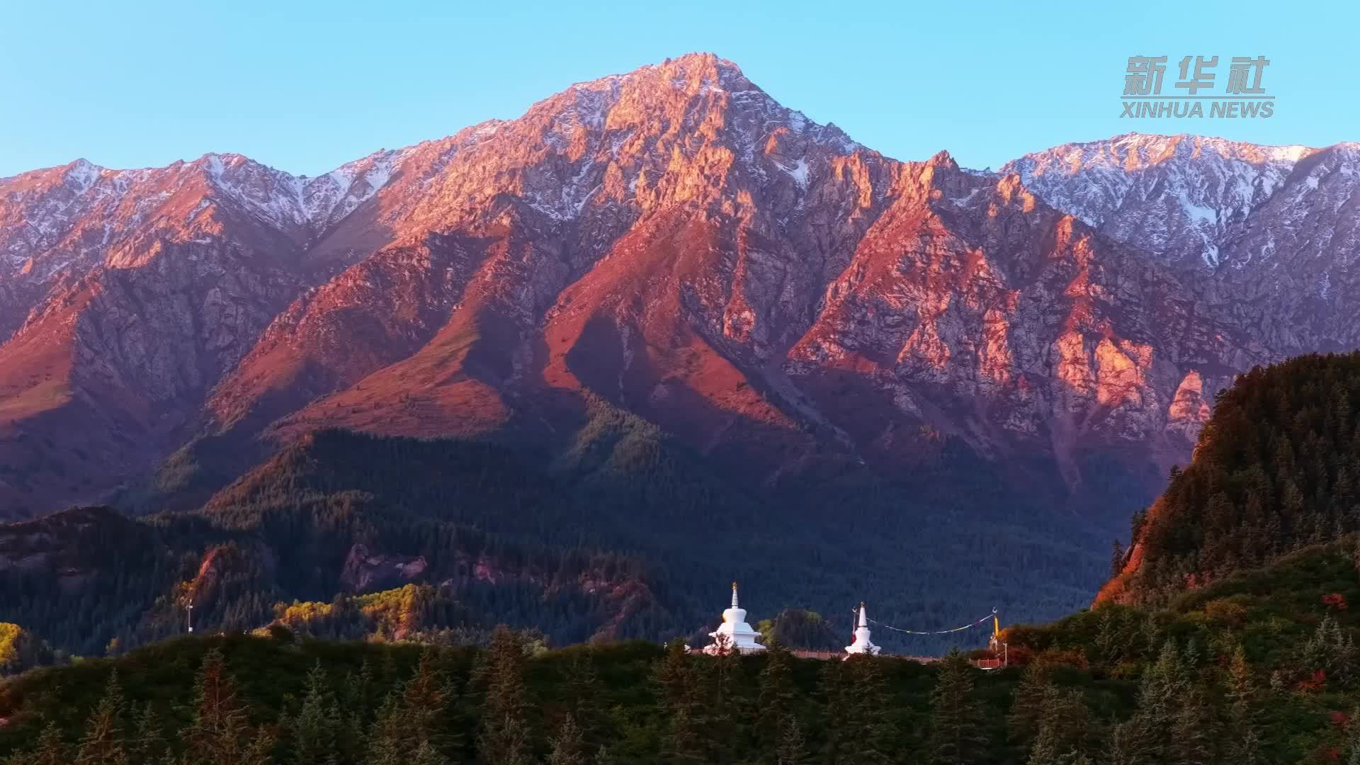 甘肃肃南：一山秋色 满目山河