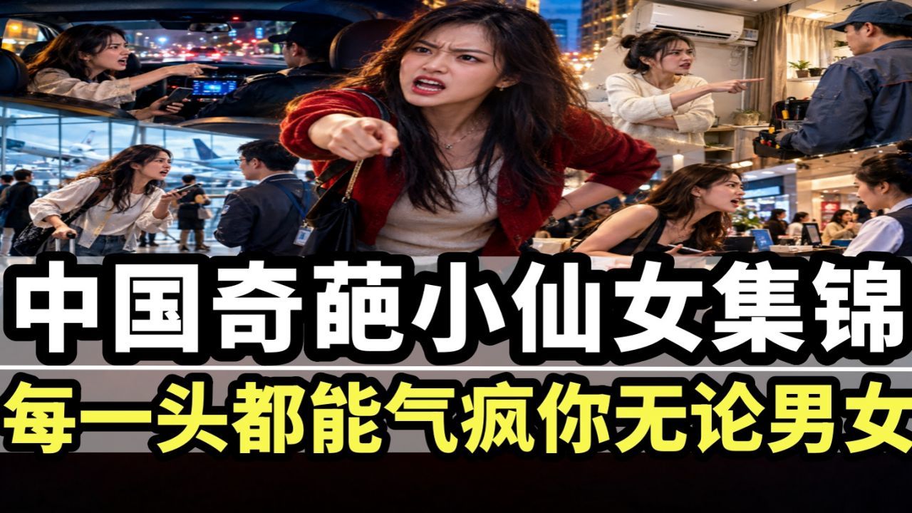 惊呆：中国奇葩小仙女集锦，每一头都能气疯你无论男女