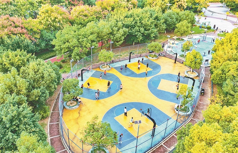 赣州章贡区：打造“15分钟健身圈”（图）