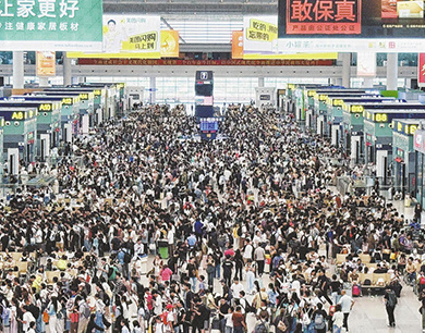 国庆7天南铁累计发送旅客超千万