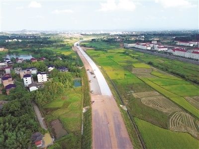 鹰潭贵溪：G320城区段南移项目稳步推进（图）