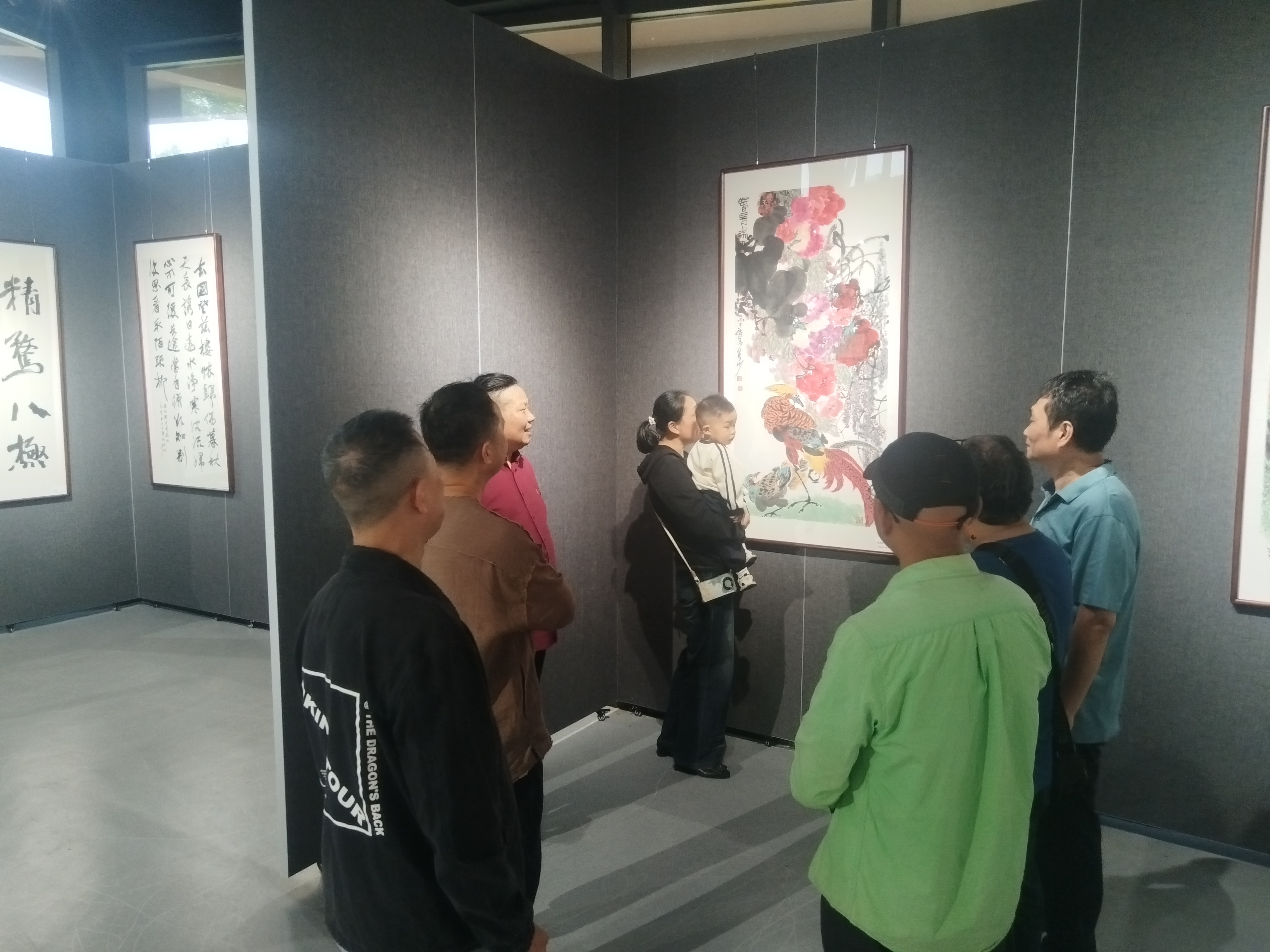 长沙园林生态园国庆书画名家邀请展盛大启幕