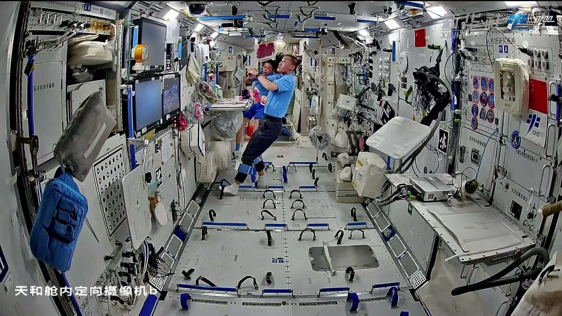 中国空间站动态｜“太空出差”四月有余