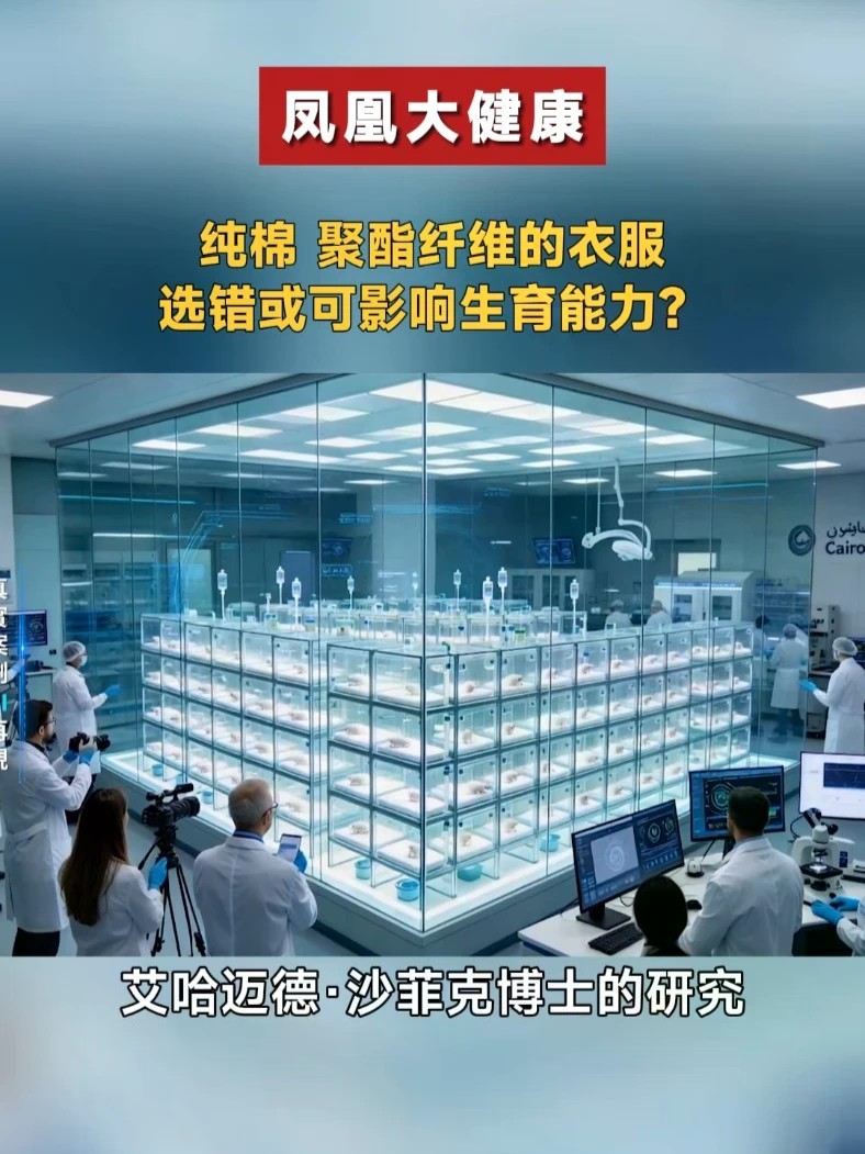 纯棉、聚酯纤维的衣服选错，或可影响生育能力？