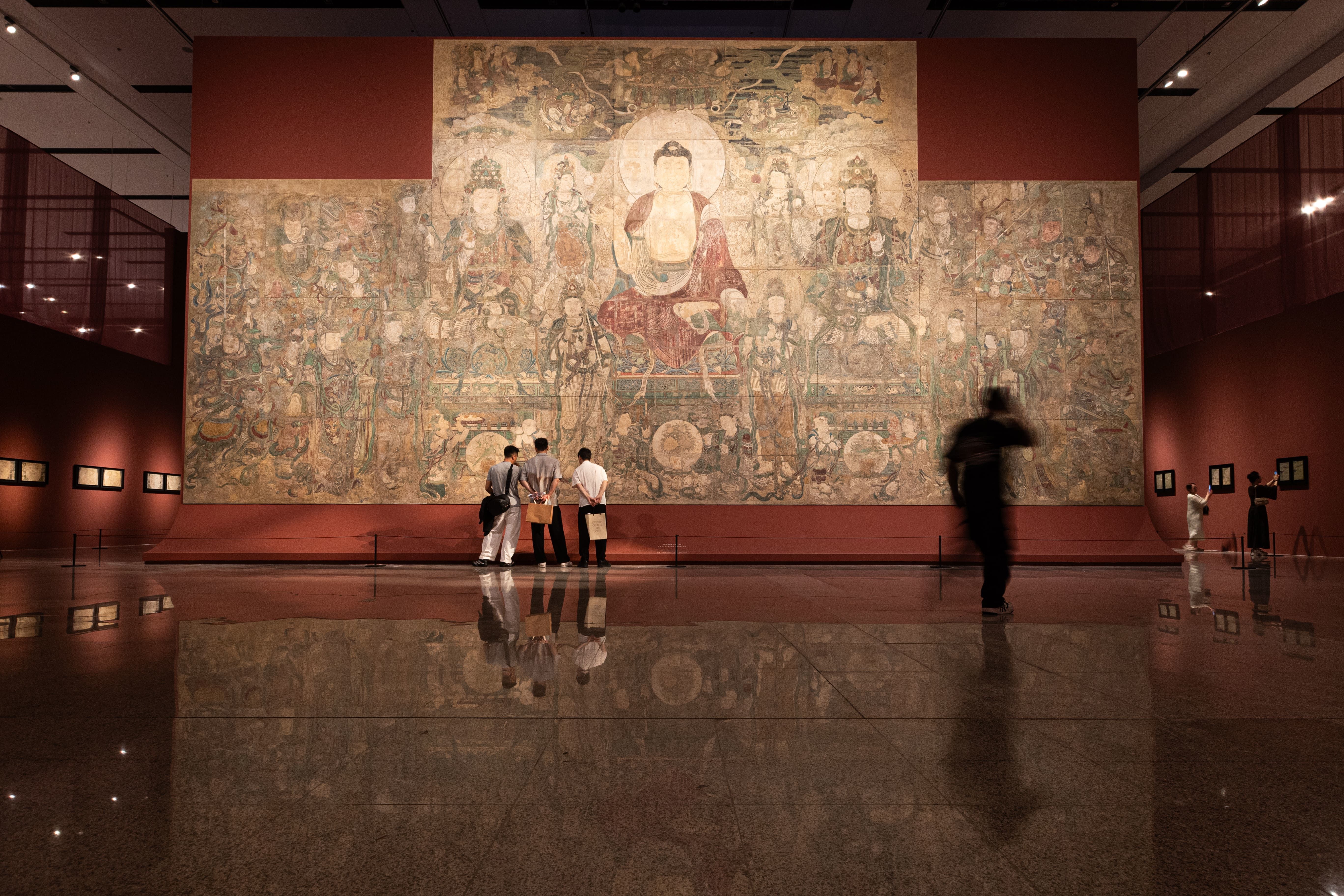 “摹壁寻古 丹青致远——广胜寺《药师佛佛会图》及中国古代壁画传摹展”在京开幕