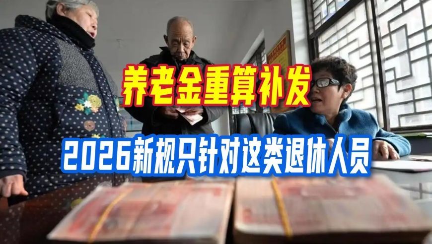 多地启动养老金重算补发，分清补发对象，不少老人白跑社保大厅