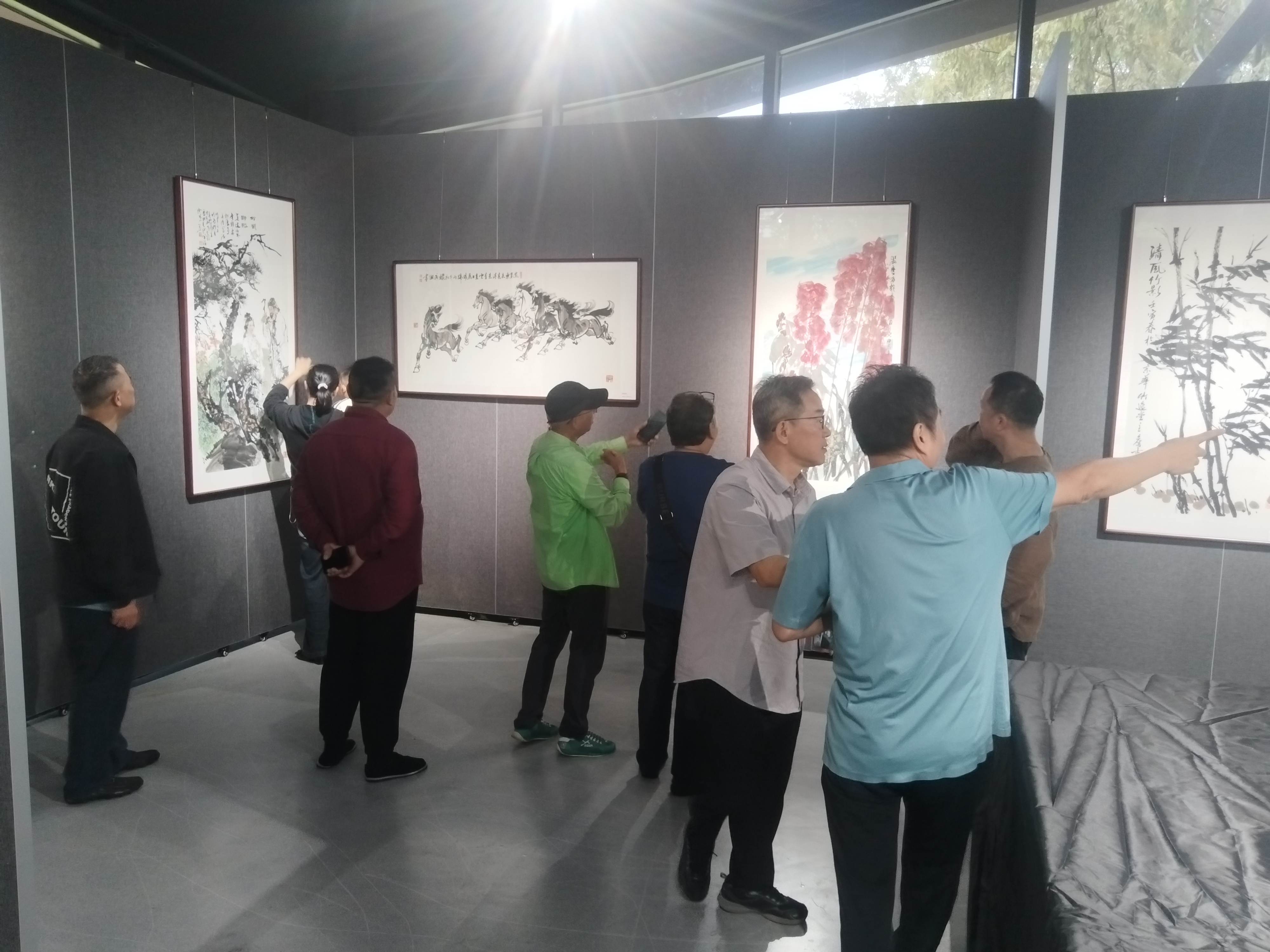 长沙园林生态园国庆书画名家邀请展盛大启幕