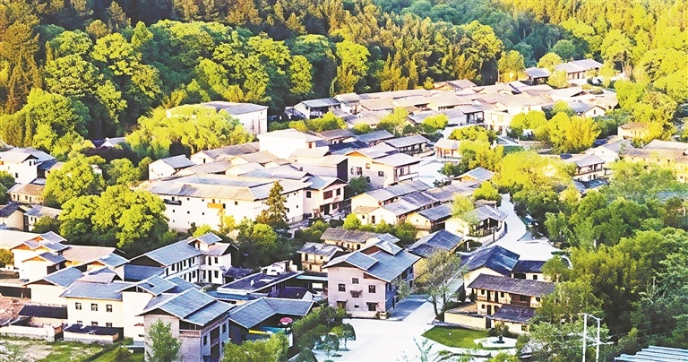 雅溪村村貌。全南县融媒体中心供图