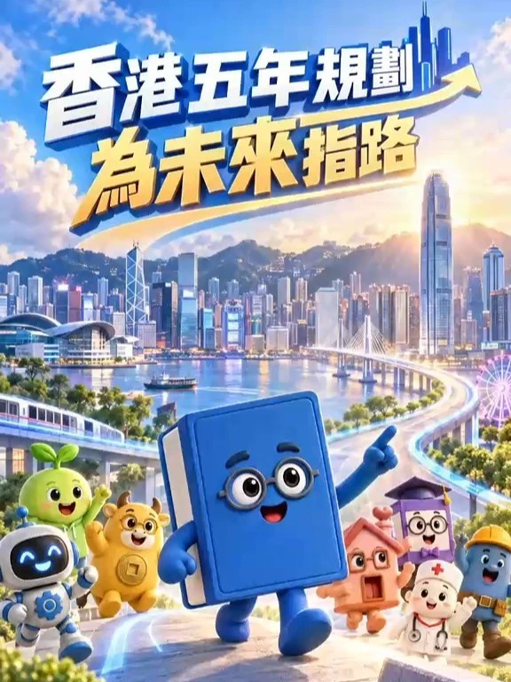 香港五年规划，为未来指路！#香港第一个五年规划 @香港特區政府新聞處