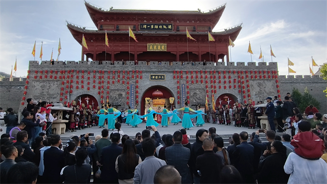 庆阳北石窟驿《杨花词》演出现场