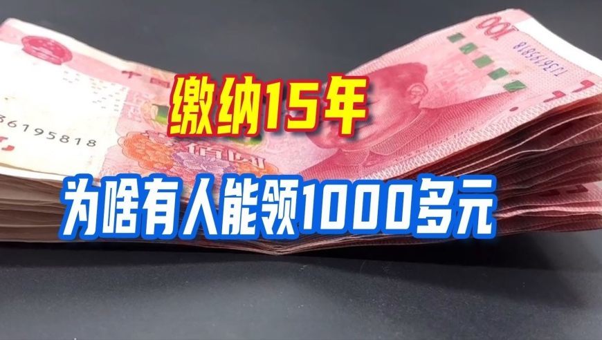 同样交满15年居民养老，为何有人月领千元，有人只拿两三百元