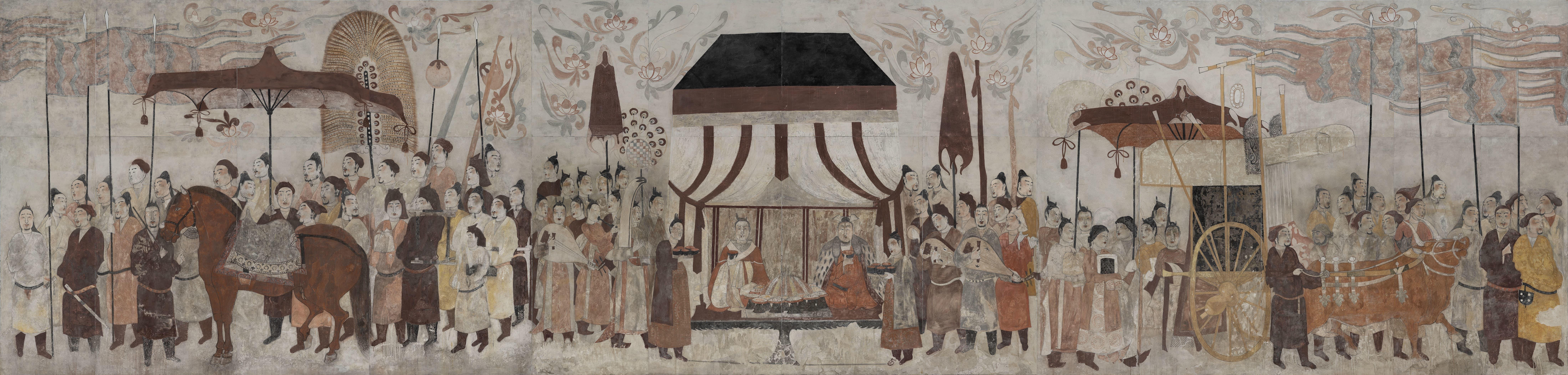 徐显秀墓墓室壁画(临)