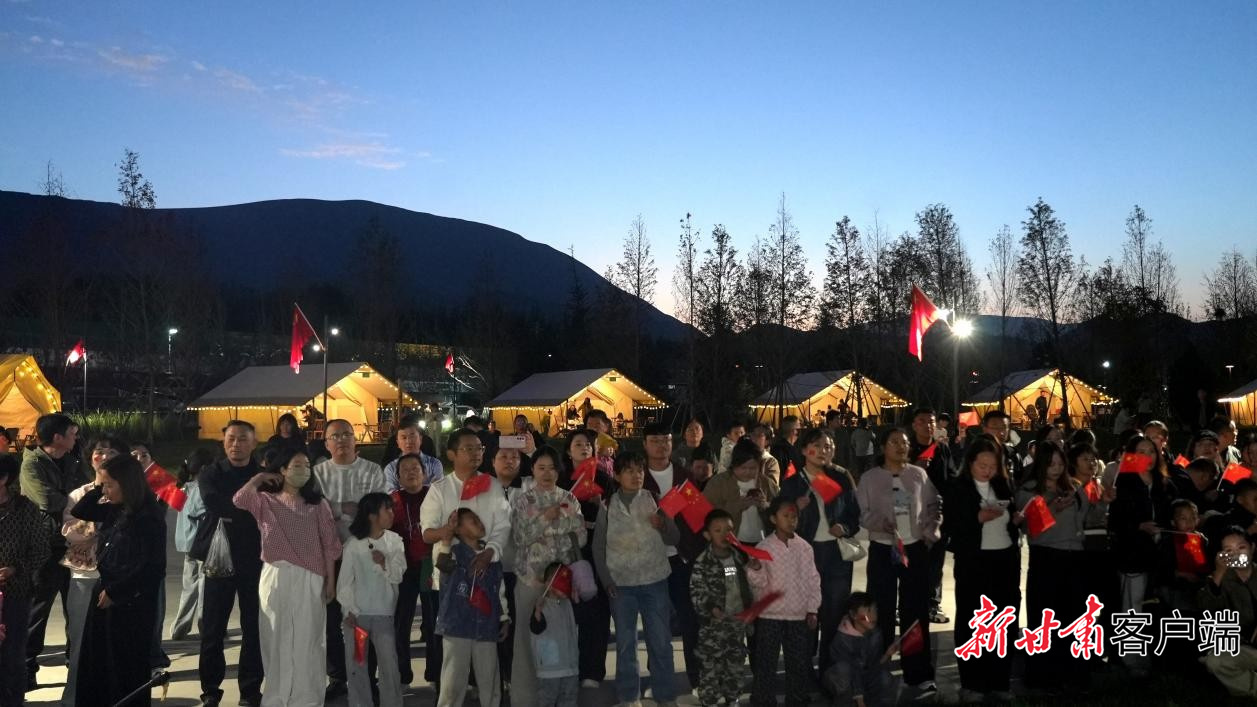太极岛文旅小镇丰富的活动吸引众多游客观赏 本文图片均由永靖县融媒体中心提供