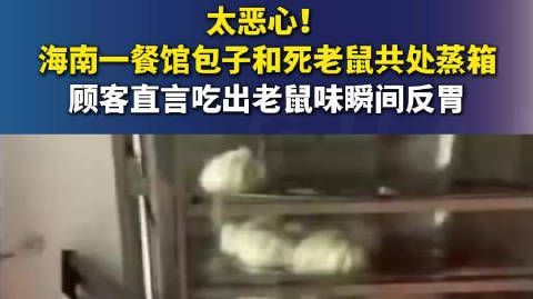 【海南定安通报“一早餐店保温柜内出现死老鼠”:网传情况基本属实,已要