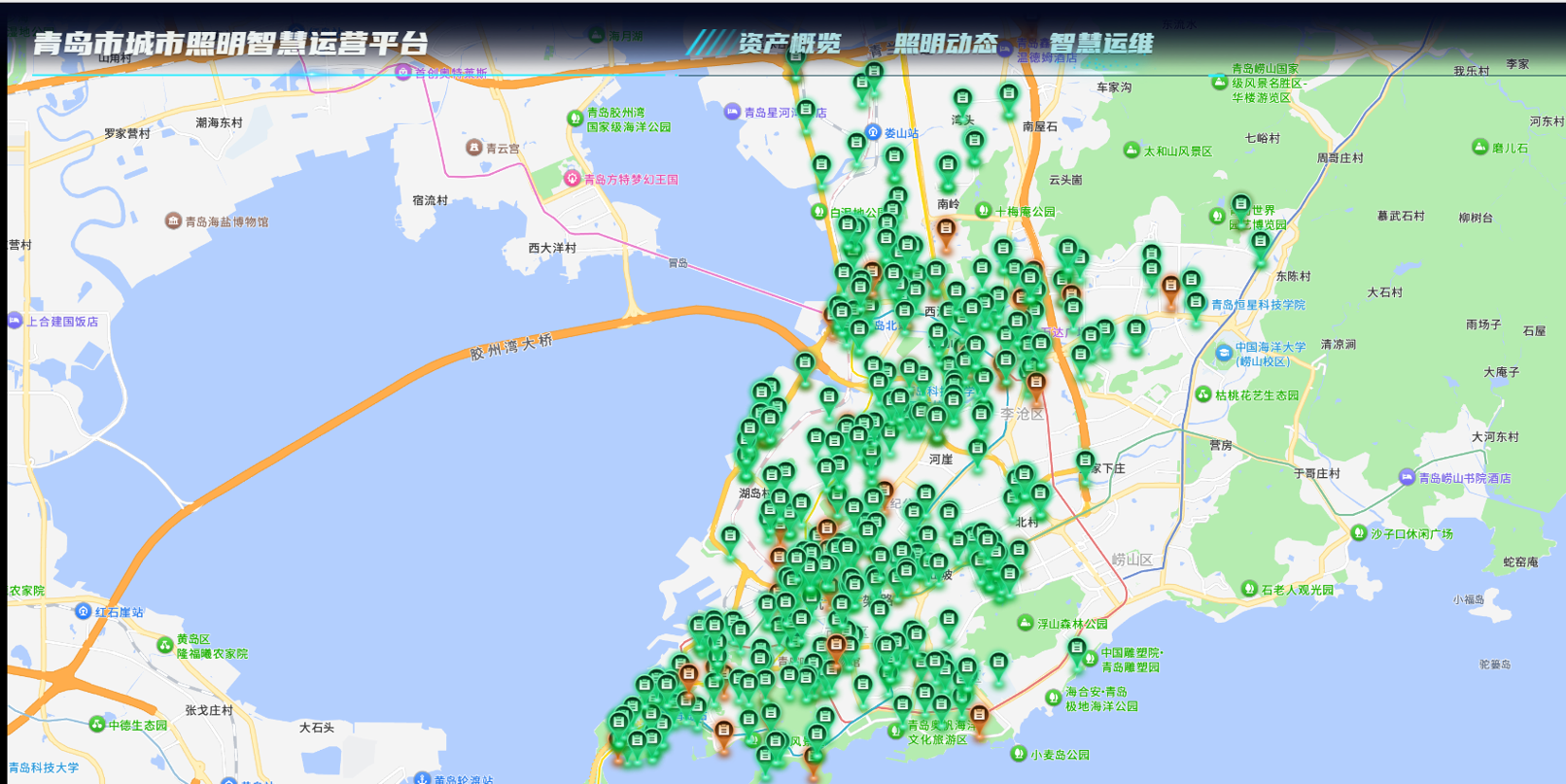 灯火耀岛城 坚守护平安！青岛城市照明有限公司双节坚守运维一线保障城市照明