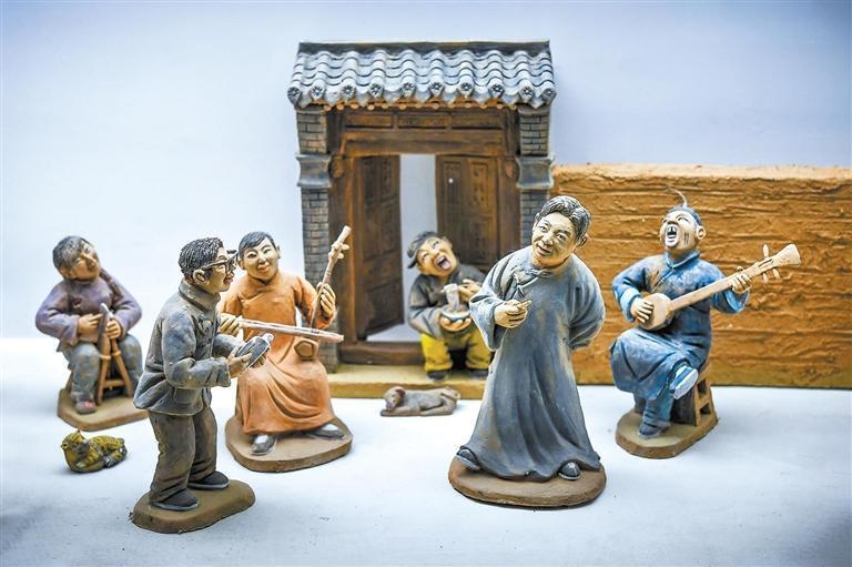 常天平制作的河州泥塑