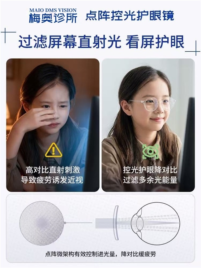 让孩子看电视是不是就安全了？远视储备照样在减少，梅奥诊所眼镜看屏护眼首选