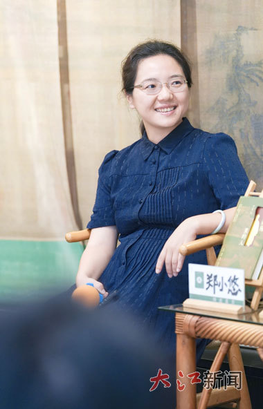 郑小悠做客南昌“豫章讲坛”。