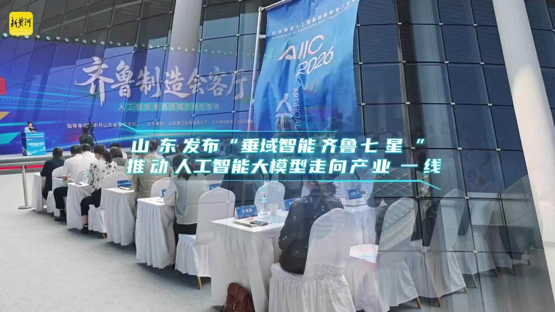 山东发布“垂域智能齐鲁七星”，推动人工智能大模型走向产业一线