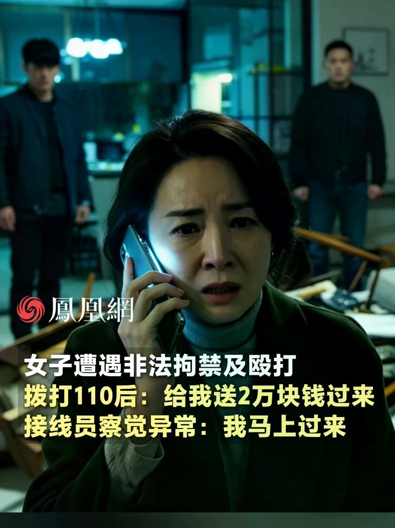 女子遭遇非法拘禁及殴打，拨打110后：你给我送2万块钱过来呗，接线员立马察觉异常：我这就过来#辽宁 #锦州 #社会