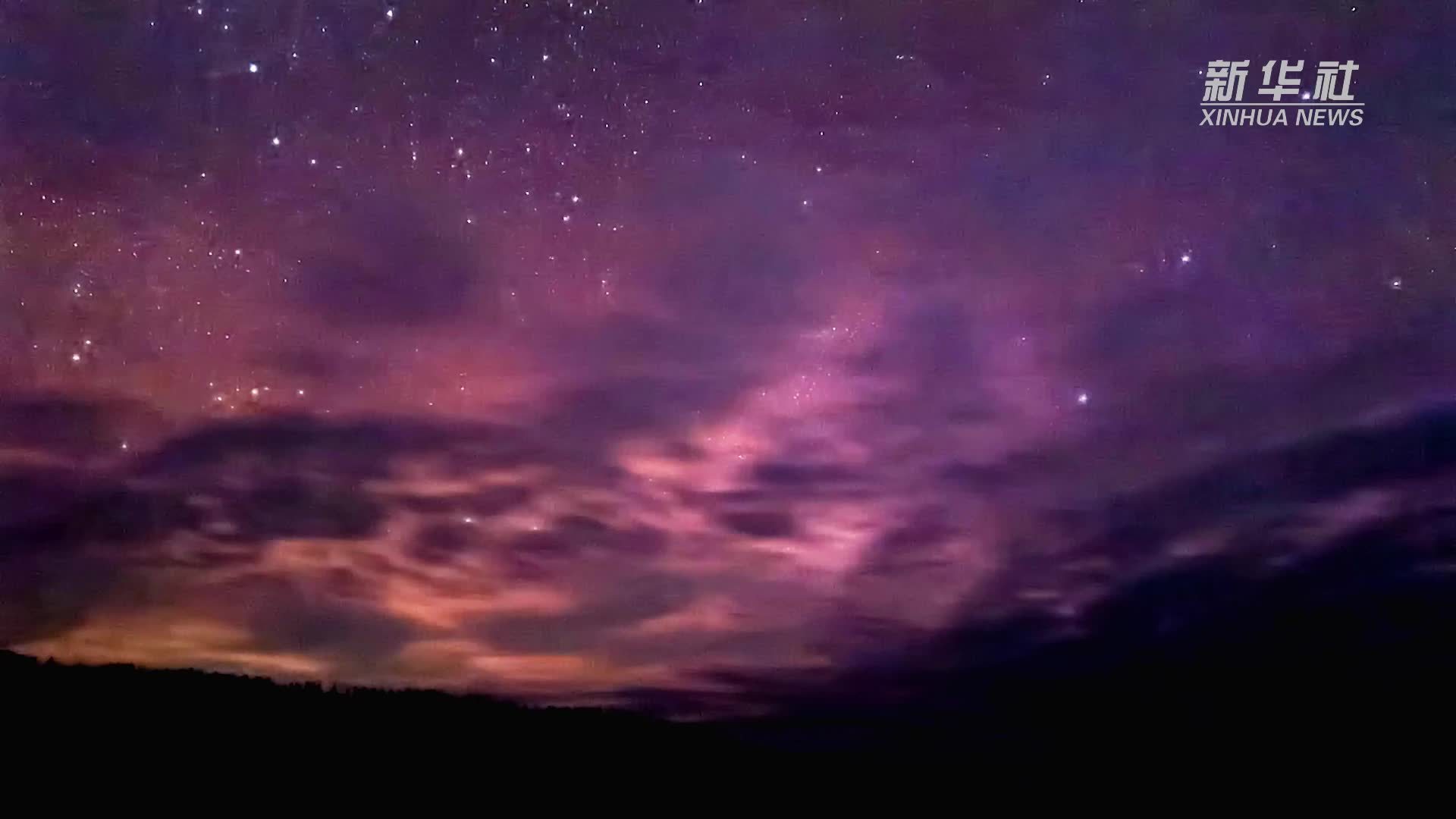 星空相册|黑龙江再次观测到极光