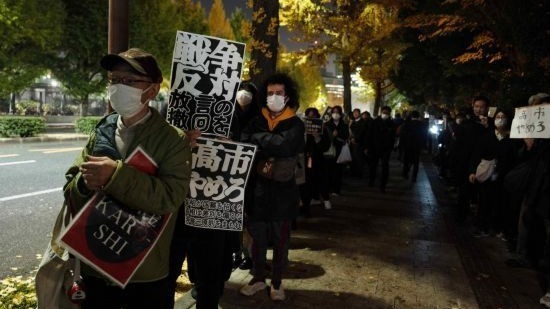 “反对战争，打倒高市”，八成日本人不希望军事介入台海