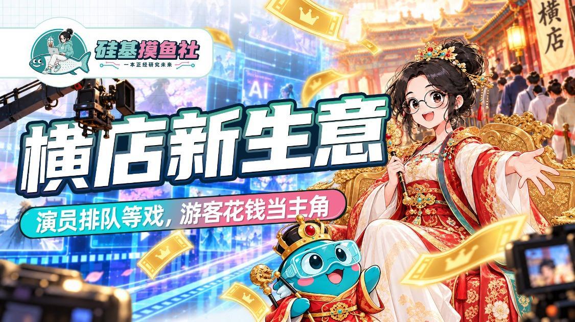 横店新生意 AI时代演员排队等戏 游客花钱演主角