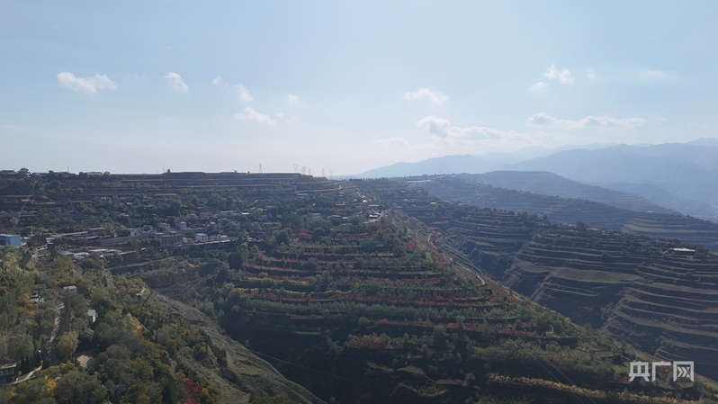 皋兰山一景(央广网记者 寇刚 摄)